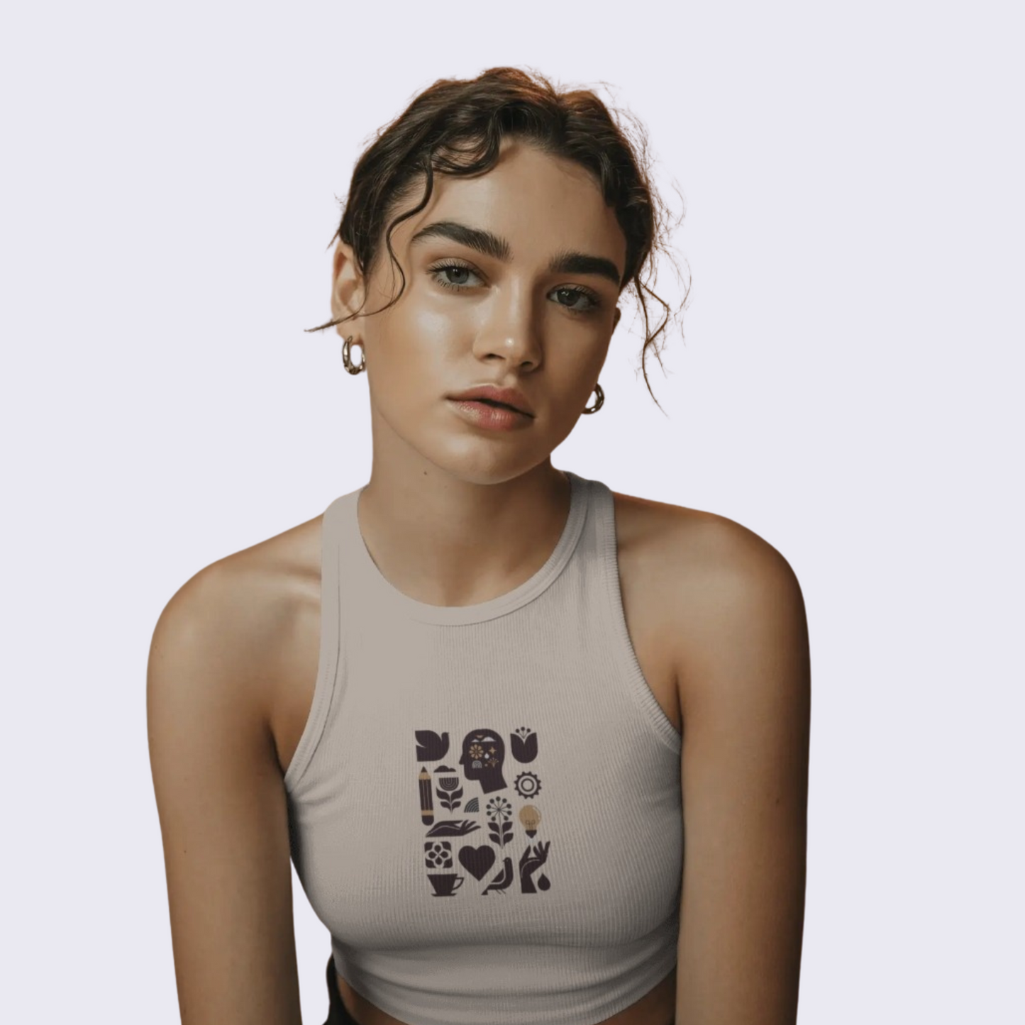 Soul Symbols Crop Tank – Wear Your Story