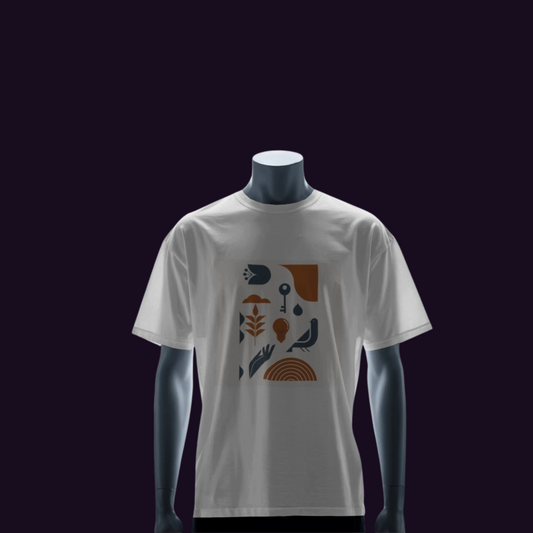 Abstract Harmony Tee – Unlock Your Style