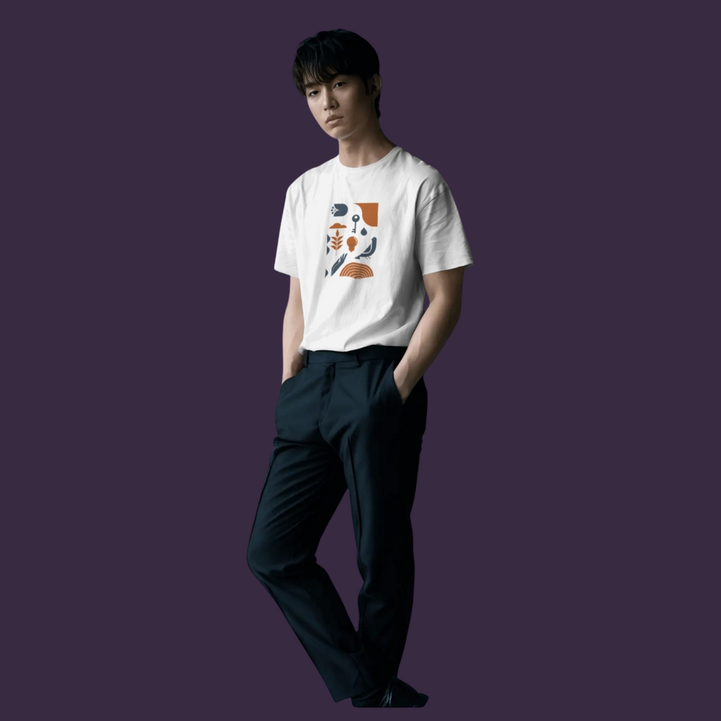 Abstract Harmony Tee – Unlock Your Style