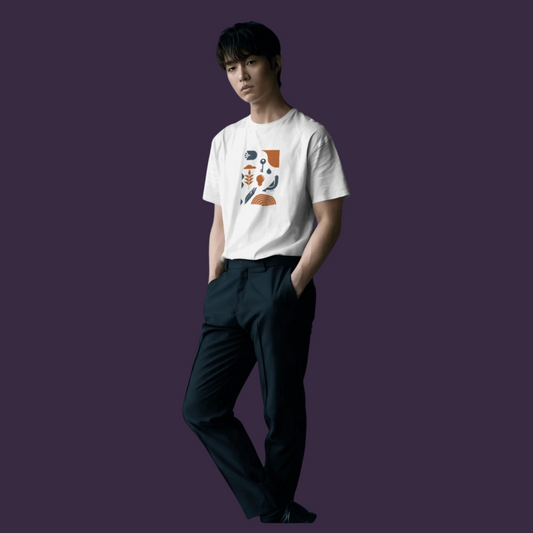 Abstract Harmony Tee – Unlock Your Style